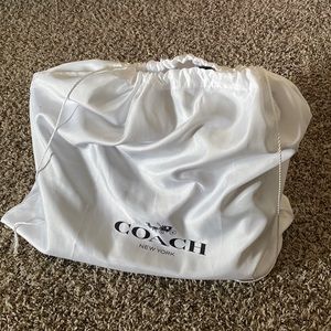 Coach black willow tote bag